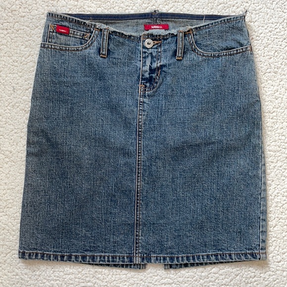 Hollister Dresses & Skirts - Vintage Hollister Denim Skirt